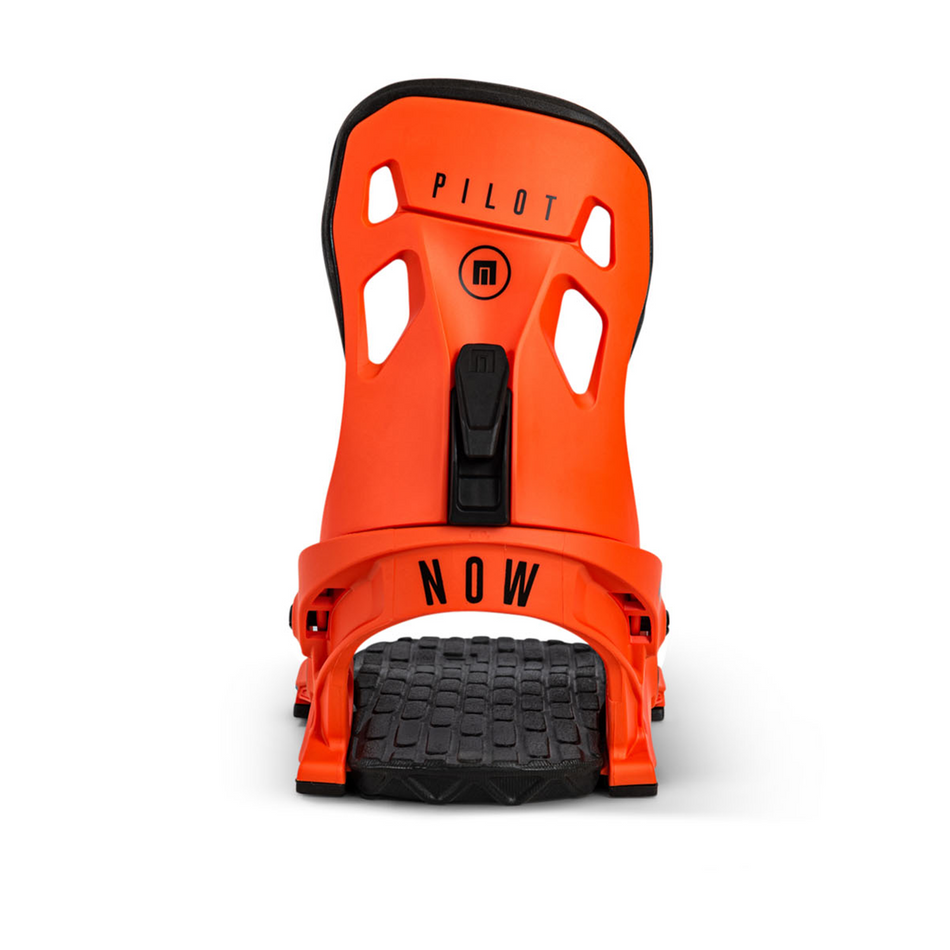 Now Pilot Mens Snowboard Bindings Orange