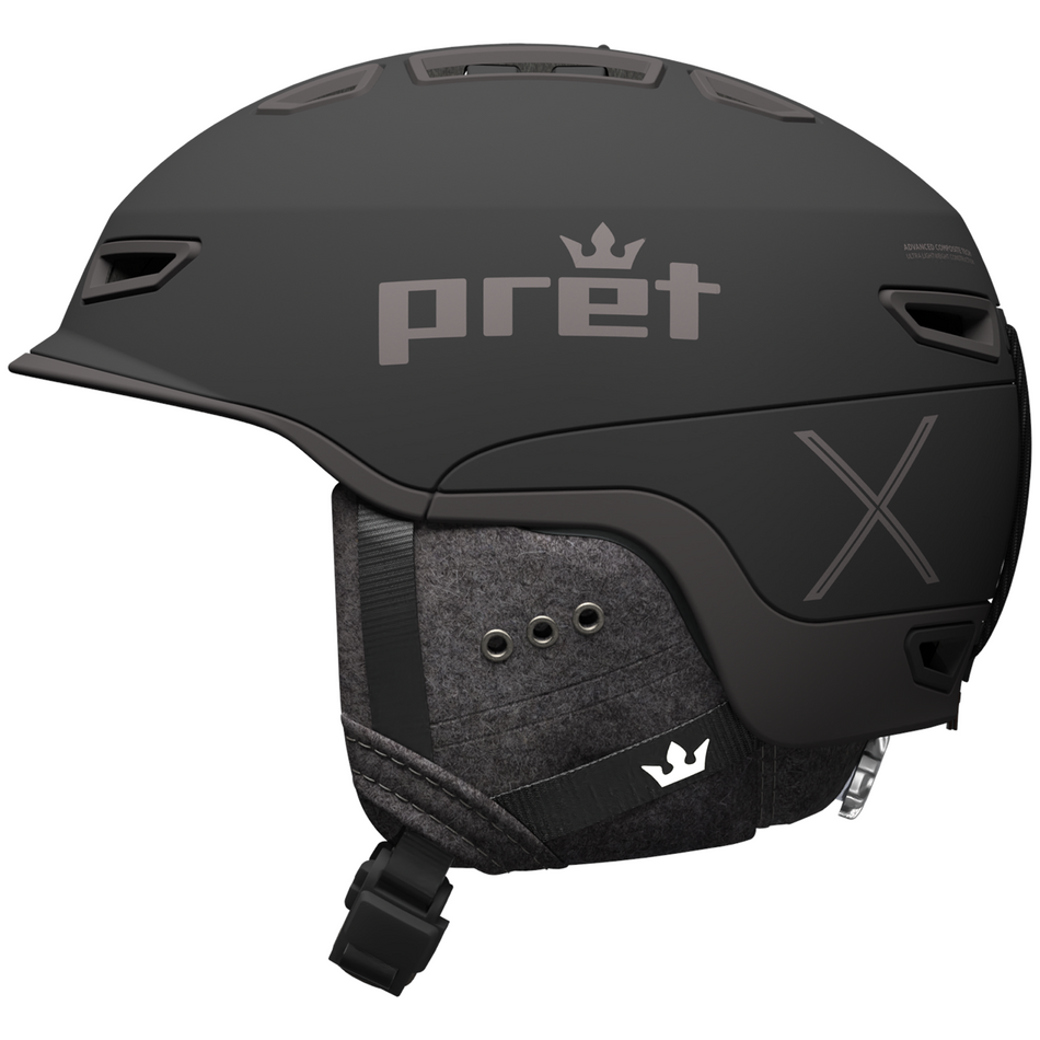 Pret Fury X Mens Helmet 2024 Black