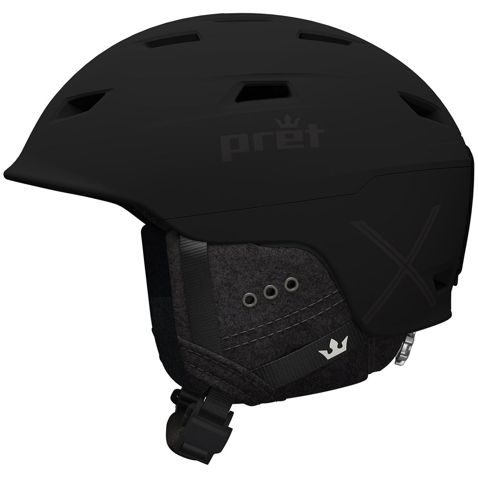 Pret Refuge X Mens Helmet 2024 Black