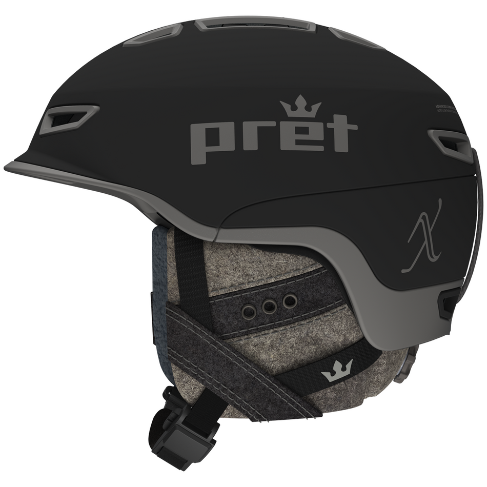 Pret Vision X Womens Helmet 2024 Black