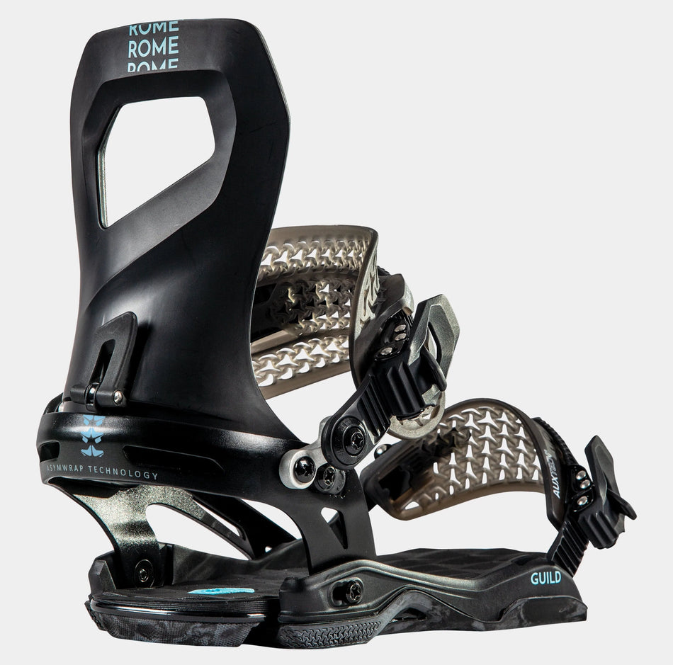 Rome Guild Womens Snowboard Bindings Black