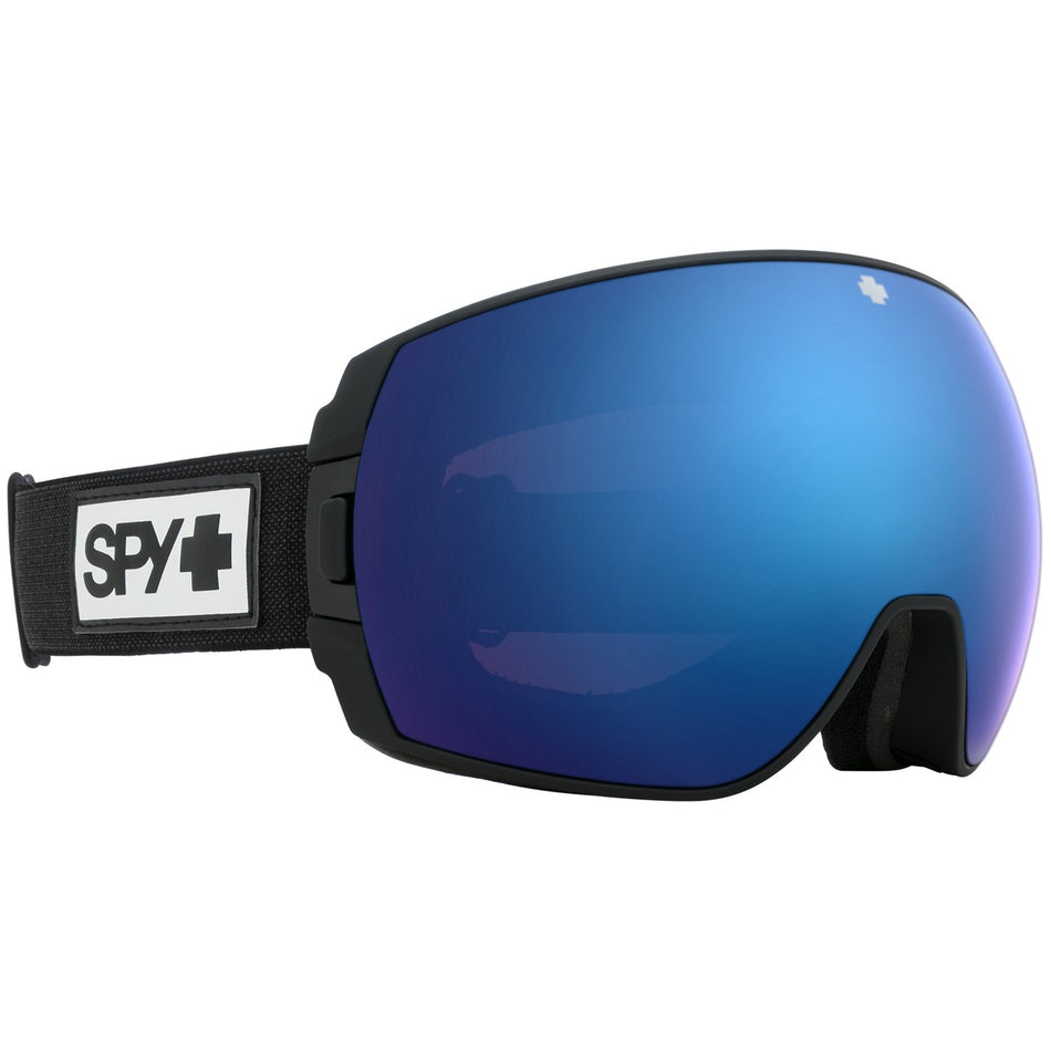 Spy Legacy Goggles 2024 Matte Black - Happy Rose with Dark Blue Spectra Mirror + Spare Lens