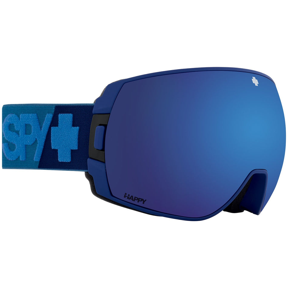 Spy Legacy Goggles 2024 Colourblock 2.0 Navy - Happy Rose with Dark Blue Spectra Mirror + Spare Lens