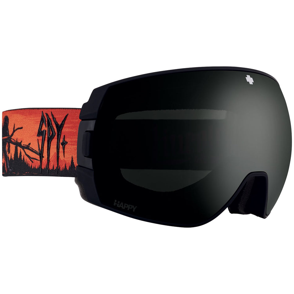 Spy Legacy Goggles 2024 Lincoln Design Co - Happy Grey Green with Black Spectra Mirror + Spare Lens