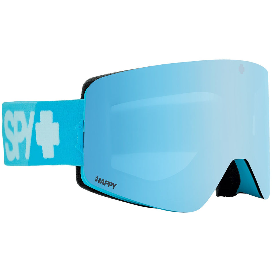 Spy Marauder Goggles 2024 Colourblock 2.0 Happy Blue / Happy Bronze with Light Blue Spectra Mirror + Spare Lens