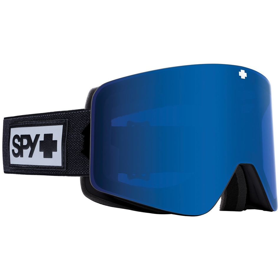 Spy Marauder Goggles Matte Black HD Plus Rose with Dark Blue Spectra Mirror + Spare Lens