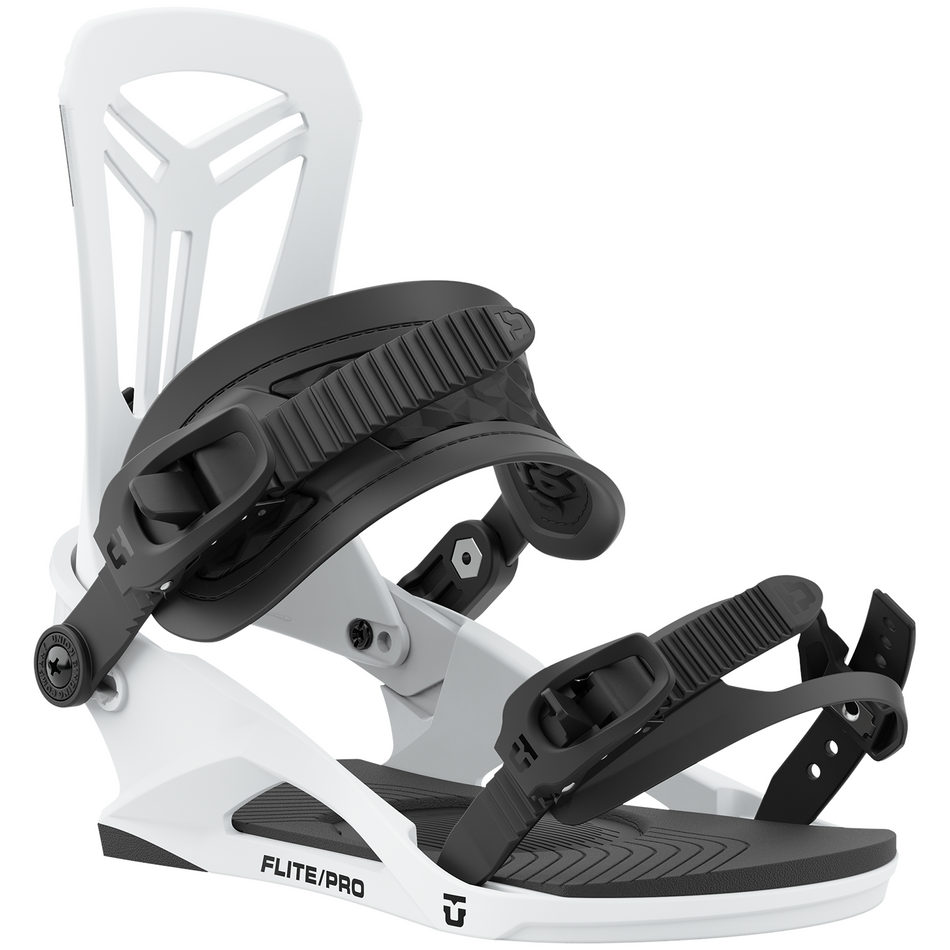 Union Flight Pro Mens Snowboard Bindings White