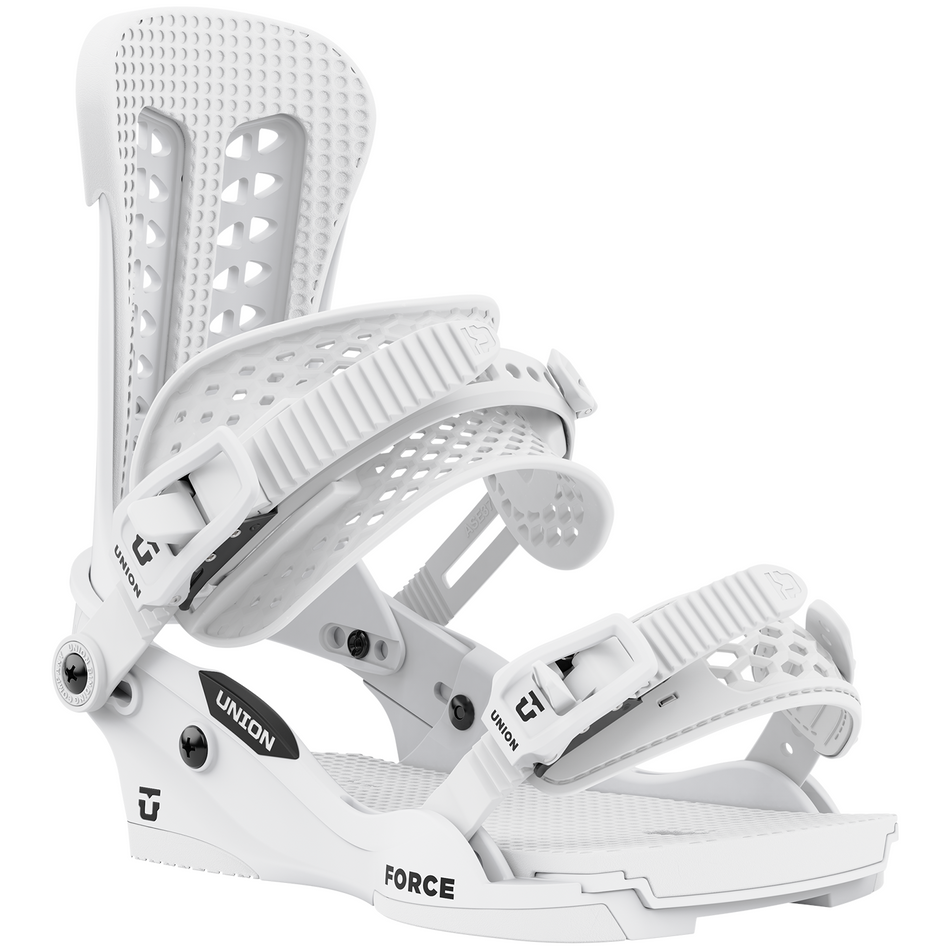 Union Force Mens Snowboard Bindings White