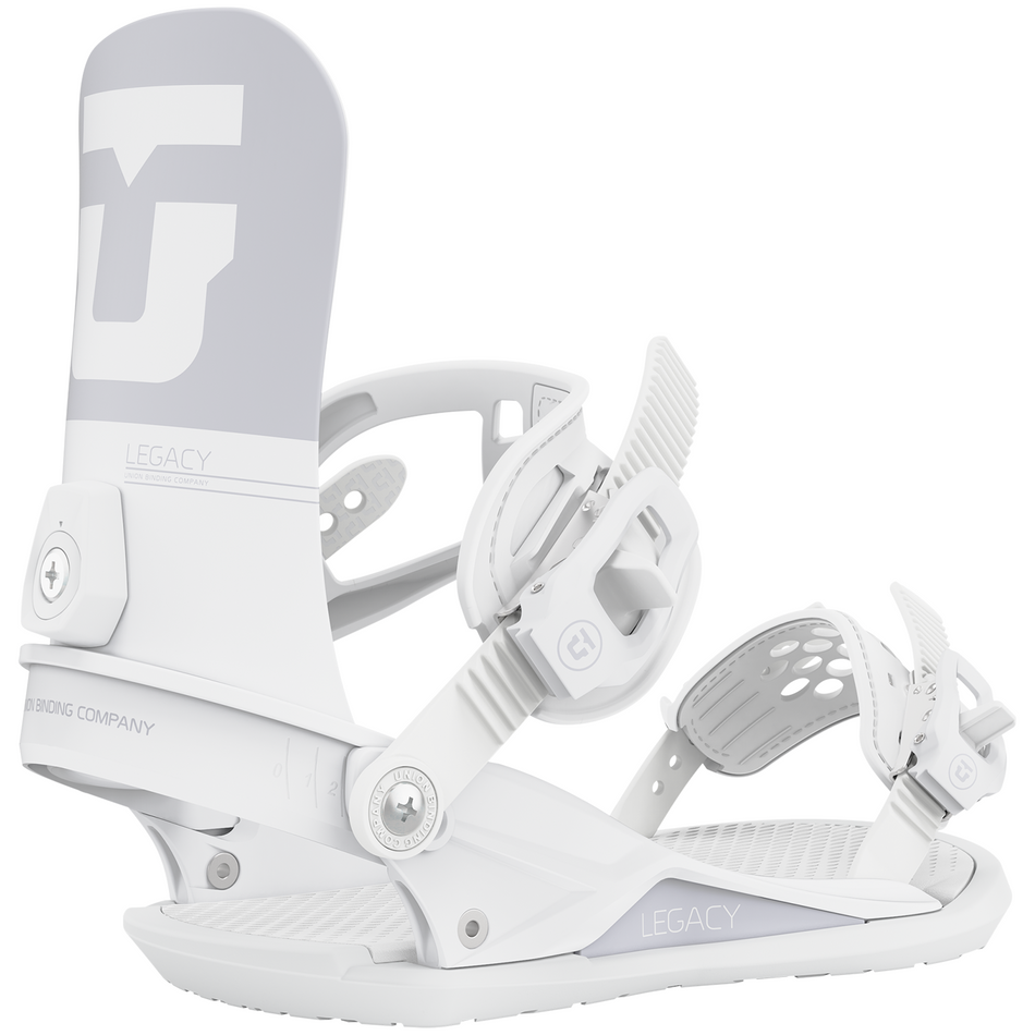 Union Legacy Womens Snowboard Bindings (Team High Back) White