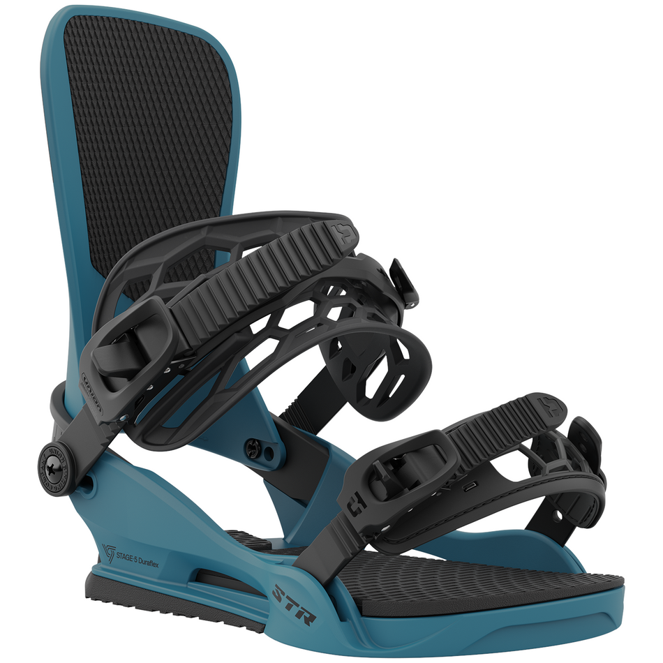 Union STR Mens Snowboard Bindings Steel Blue