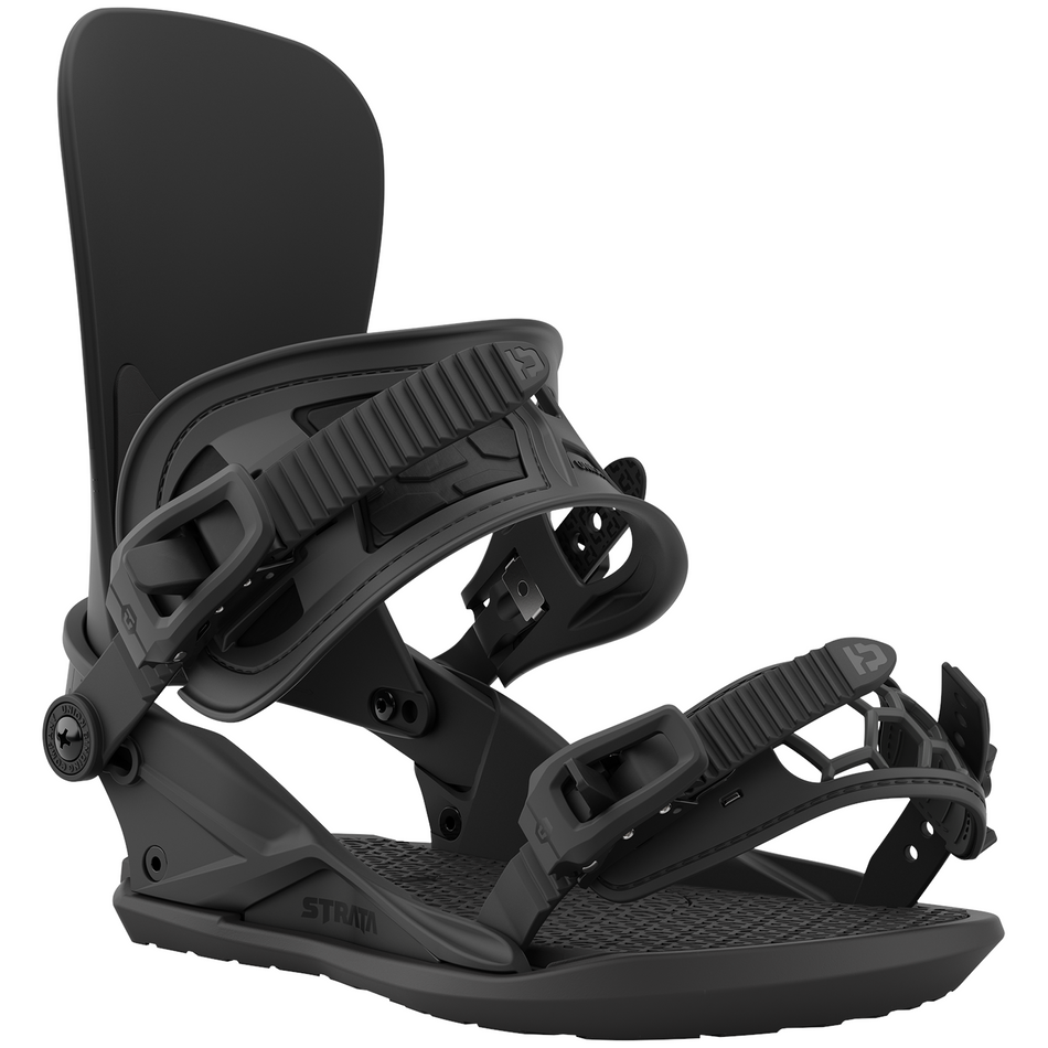 Union Strata Mens Snowboard Bindings (Team High Back) Black