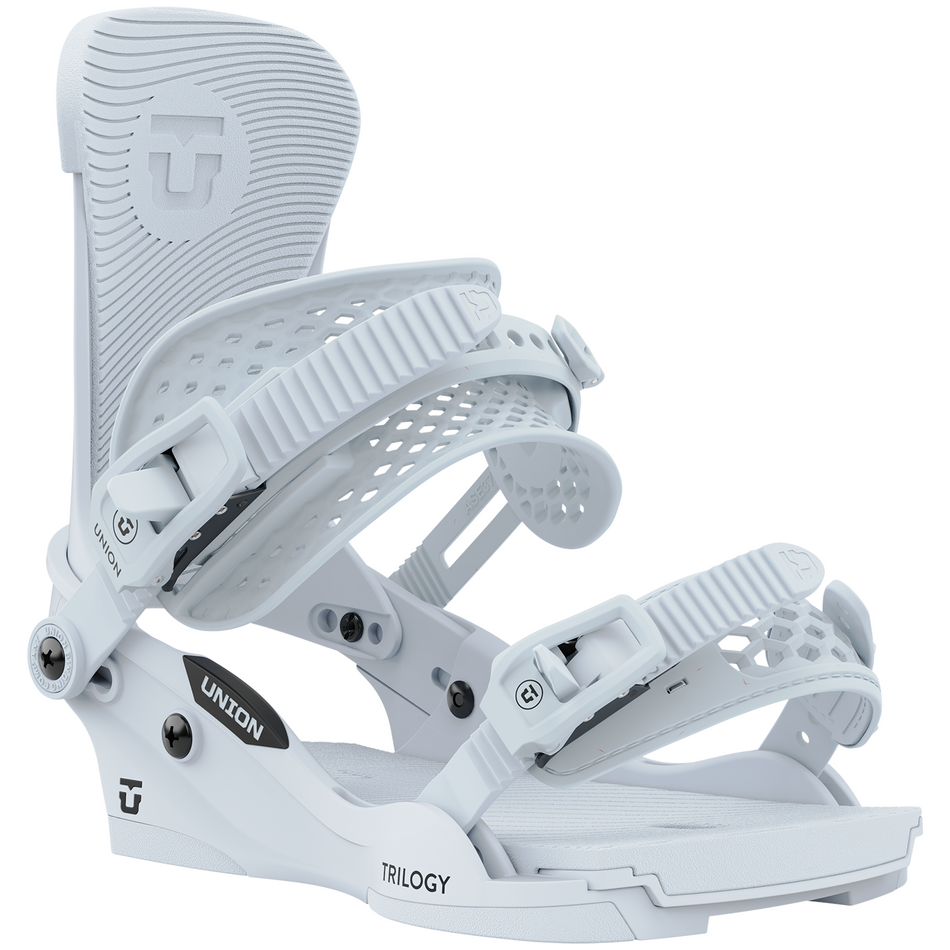 Union Trilogy Womens Snowboard Bindings (Team High Back) Light Blue