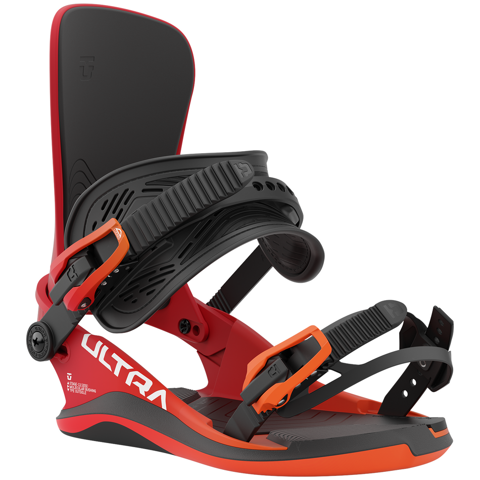 Union Ultra Mens Snowboard Bindings Ultra Red