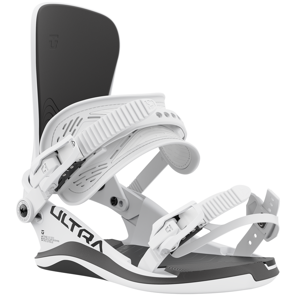 Union Ultra Mens Snowboard Bindings White