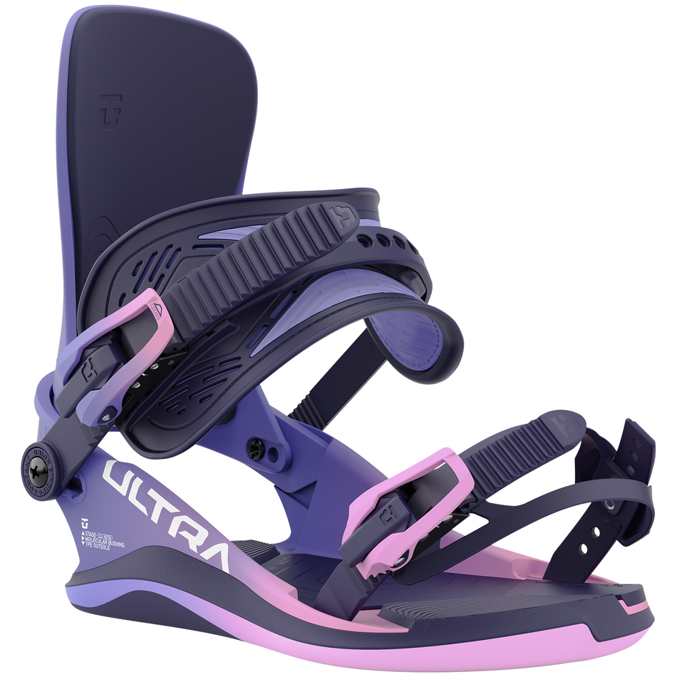 Union Ultra Womens Snowboard Bindings Violet