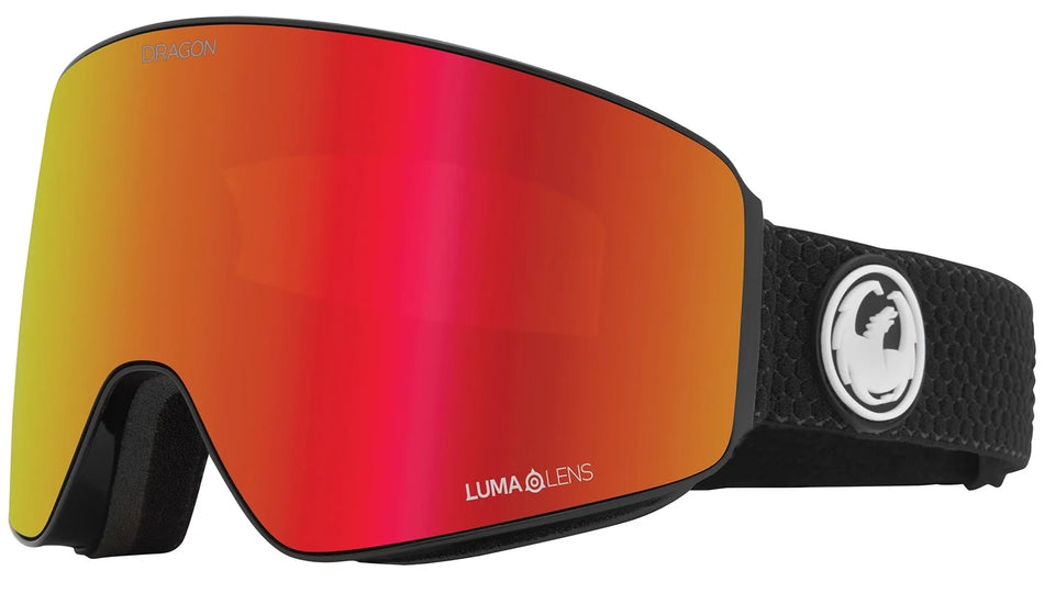 Dragon PXV Snow Goggles 2024 Split / Lumalens Red Ion + Lumalens Light Rose