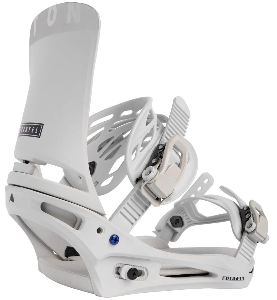 Burton Cartel EST Mens Snowboard Bindings Grey Cloud