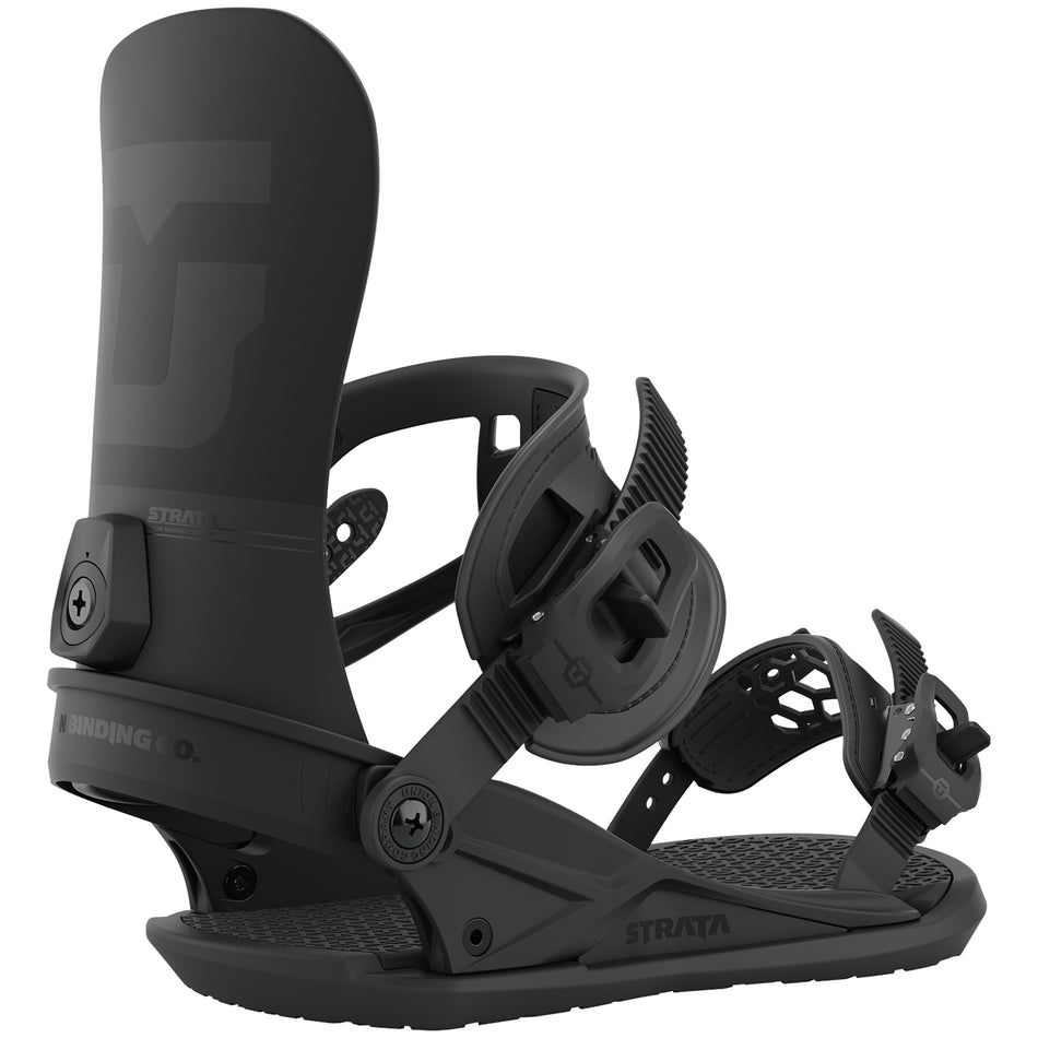 Union Strata Mens Snowboard Bindings (Team High Back) Black