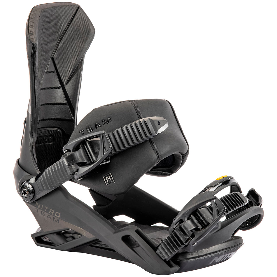 Nitro Team Mens Snowboard Bindings Ultra Black