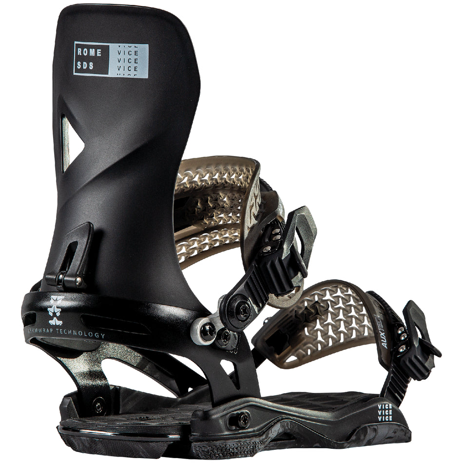 Rome Vice Mens Snowboard Bindings Black